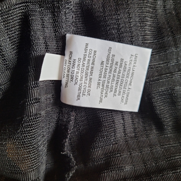 Plus size 2x sheer sleeveless gingham top black - Picture 12 of 12